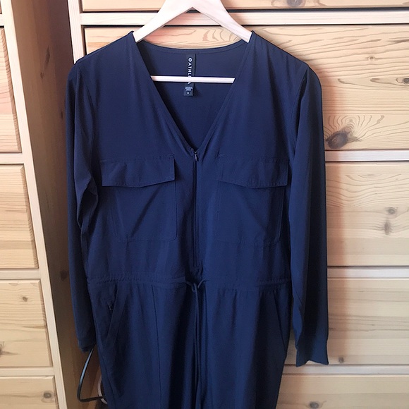 NWT Athleta Zuma Jumpsuit in Navy Size Small - Picture 5 of 15
